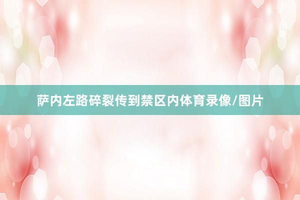 萨内左路碎裂传到禁区内体育录像/图片