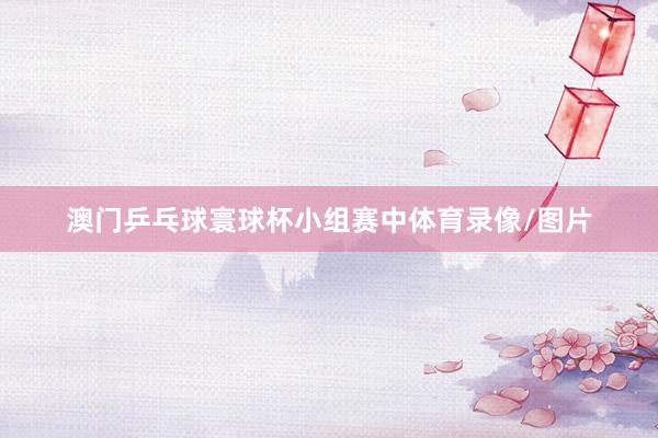 澳门乒乓球寰球杯小组赛中体育录像/图片