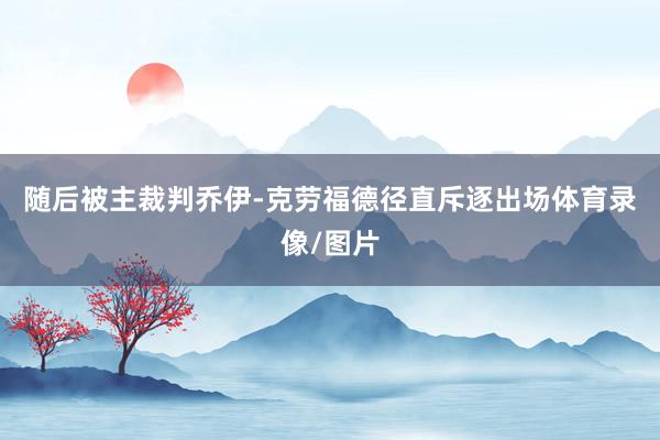 随后被主裁判乔伊-克劳福德径直斥逐出场体育录像/图片