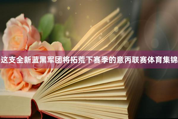 这支全新蓝黑军团将拓荒下赛季的意丙联赛体育集锦