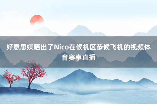 好意思媒晒出了Nico在候机区恭候飞机的视频体育赛事直播