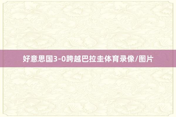好意思国3-0跨越巴拉圭体育录像/图片